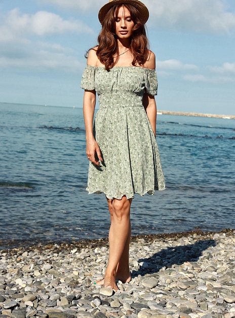 картинка Платье мини оливковое от магазина ICNTPRY