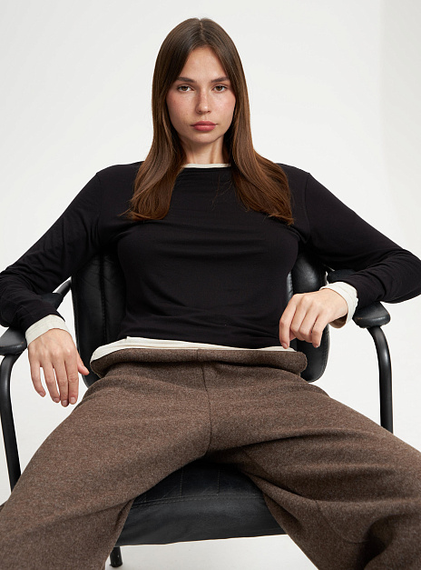 картинка Лонгслив черный от магазина ICNTPRY